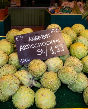 Ceviche de Champinones y Alcachofa