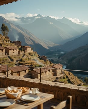 Castle Views Over the Valley